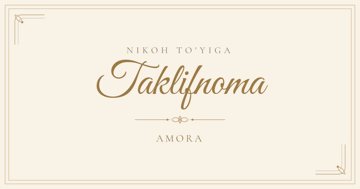 Nafis oltin uslubidagi taklifnoma